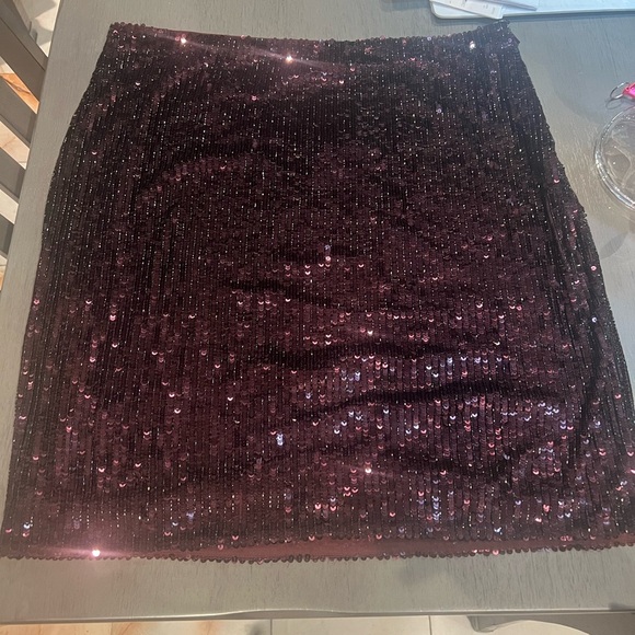 NWT Lauren Ralph Lauren Sequin Pencil Skirt 16 - Picture 4 of 9